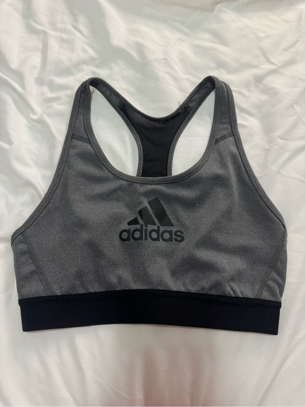 Adidas Don’t Rest Racerback Sports Bra with Black Band